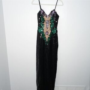 Vintage Alyce Designs sequin beaded dress